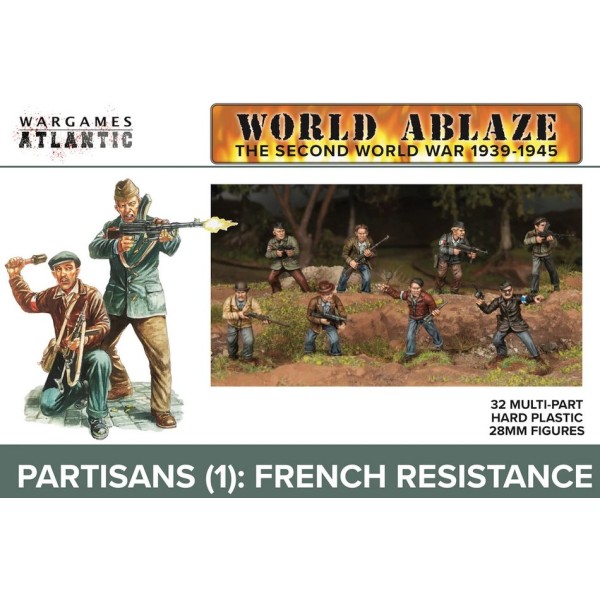 Wargames Atlantic - World Ablaze WWII - Partisans (1) French Resistance