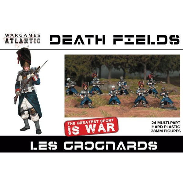 Wargames Atlantic - Death Fields - Les Grognards Infantry Box Set - Plastic Boxed Set (24)