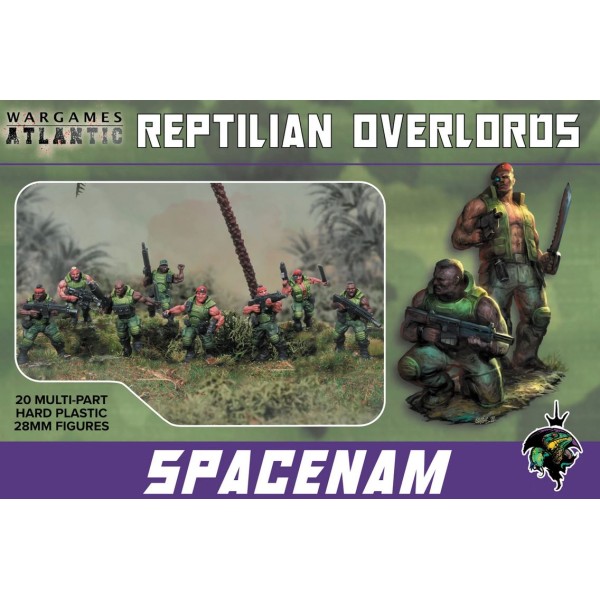 Wargames Atlantic - Reptilian Overlords - SpaceNam - Plastic Boxed Set