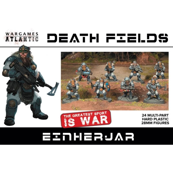 Wargames Atlantic - Death Fields - Einherjar (Space Dwarfs) Infantry Box Set (24)