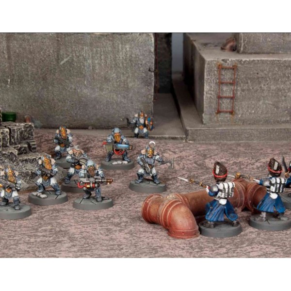 Wargames Atlantic - Death Fields - Einherjar (Space Dwarfs) Infantry Box Set (24)