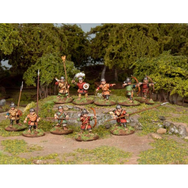 Wargames Atlantic - Classic Fantasy - Halfling Militia - Plastic Boxed Set (40)