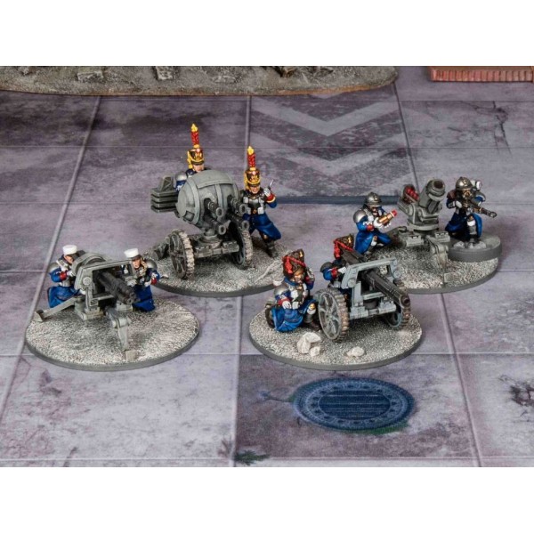 Wargames Atlantic - Death Fields - Les Grognards Command and Heavy Support - Plastic Boxed Set