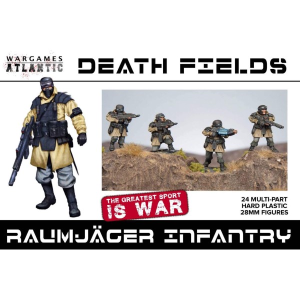 Wargames Atlantic - Death Fields - Raumjäger Infantry Box Set - Plastic Boxed Set (24)