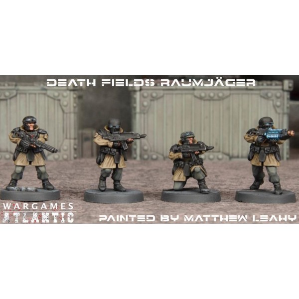 Wargames Atlantic - Death Fields - Raumjäger Infantry Box Set - Plastic Boxed Set (24)