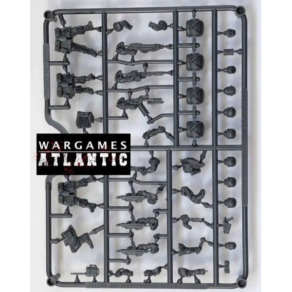 Wargames Atlantic - Death Fields - Raumjäger Infantry Box Set - Plastic Boxed Set (24)