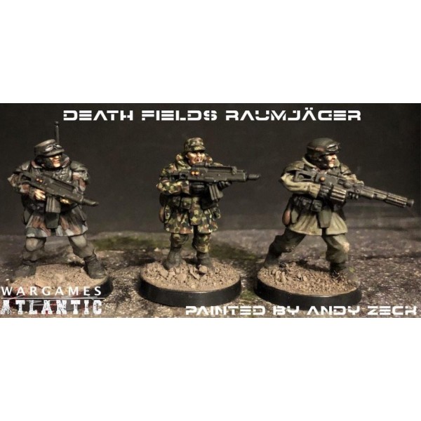 Wargames Atlantic - Death Fields - Raumjäger Infantry Box Set - Plastic Boxed Set (24)
