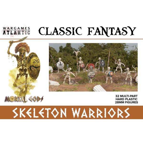 Wargames Atlantic - Skeleton Warriors - Plastic Boxed Set (32)