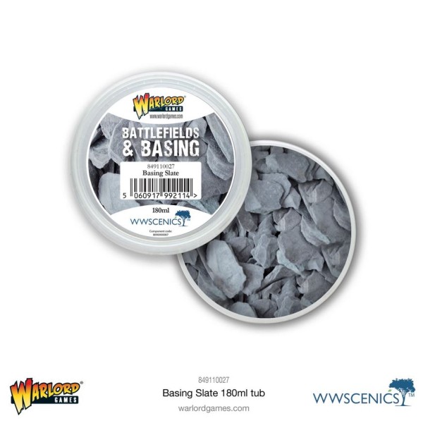 Warlord Scenics - Battlefields & Basing: Basing Slate (180ml)