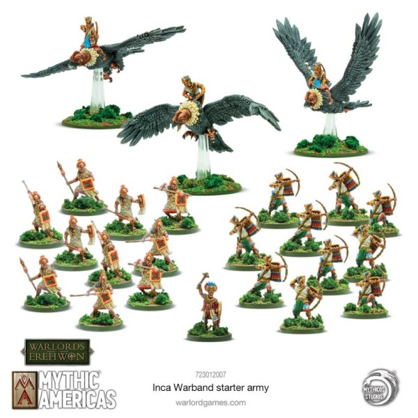 Warlords of Erehwon - Mythic Americas - Inca Army - Warband Starter Set