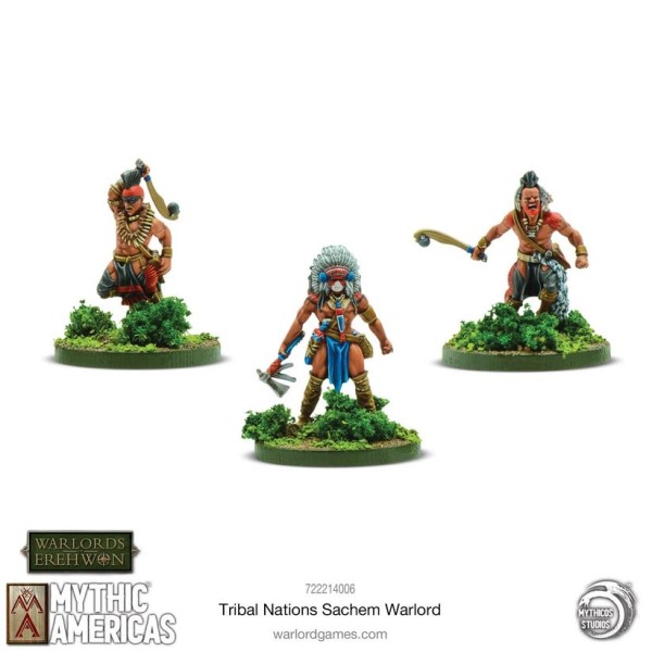 Warlords of Erehwon - Mythic Americas - Tribal Nations - Sachem Warlord 