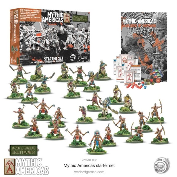 Warlords of Erehwon - Mythic Americas - Aztec and Nations - 2 Player Starter Set