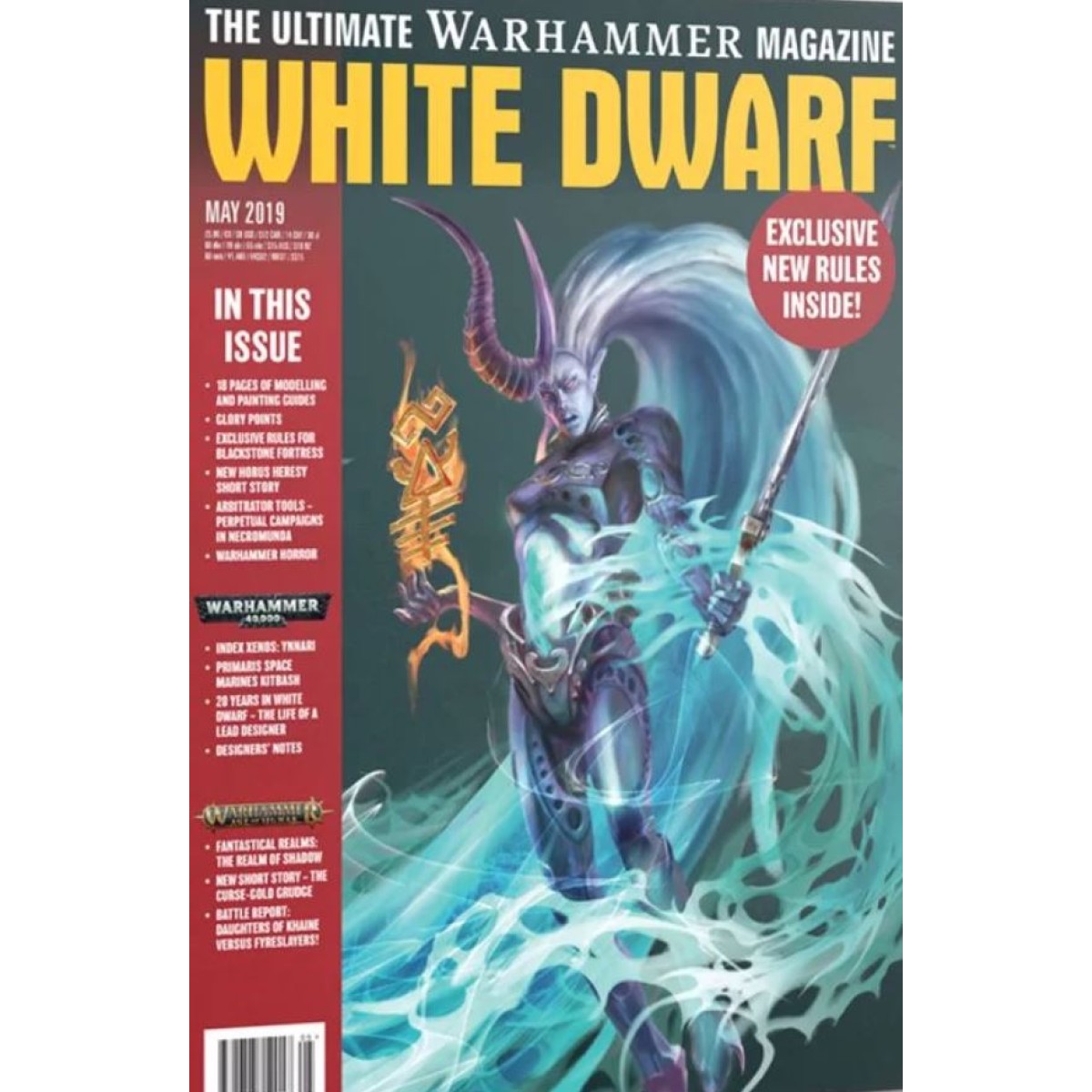 White Dwarf Magazine May 2019 Single Issue Warhammer Games Workshop 
