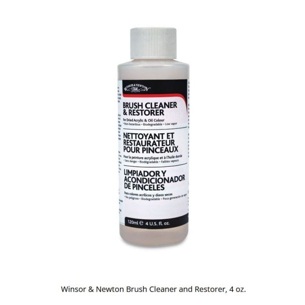 Winsor and Newton - Brush Cleaner and Restorer - 120ml