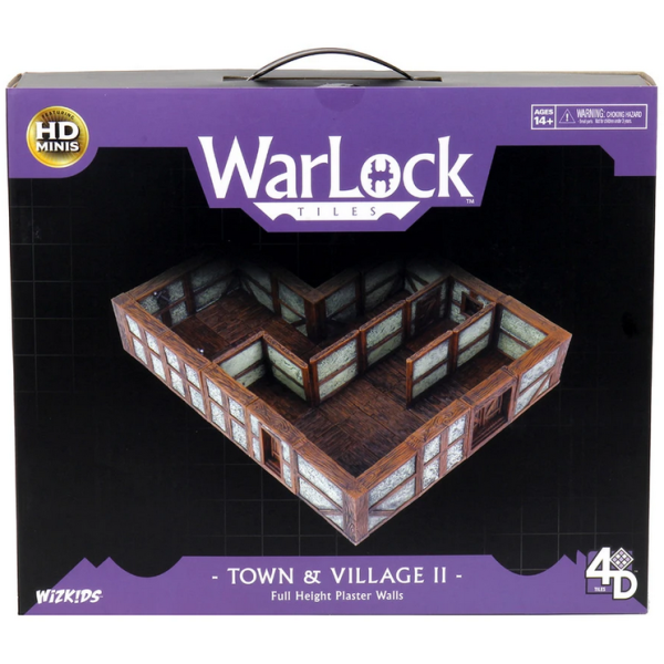Clearance - WarLock Tiles - Town & Village II - Full Height Plaster Walls - Large