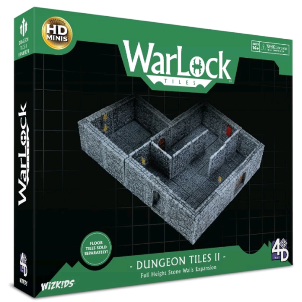 Clearance - WarLock Tiles - Dungeon Tiles II - Full Height Stone Walls Expansion