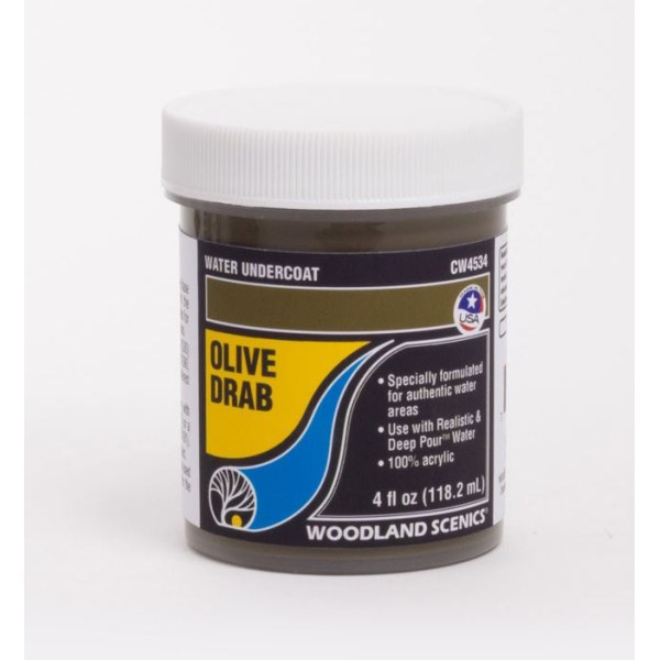 Woodland Scenics - Water Undercoat™ - Olive Drab