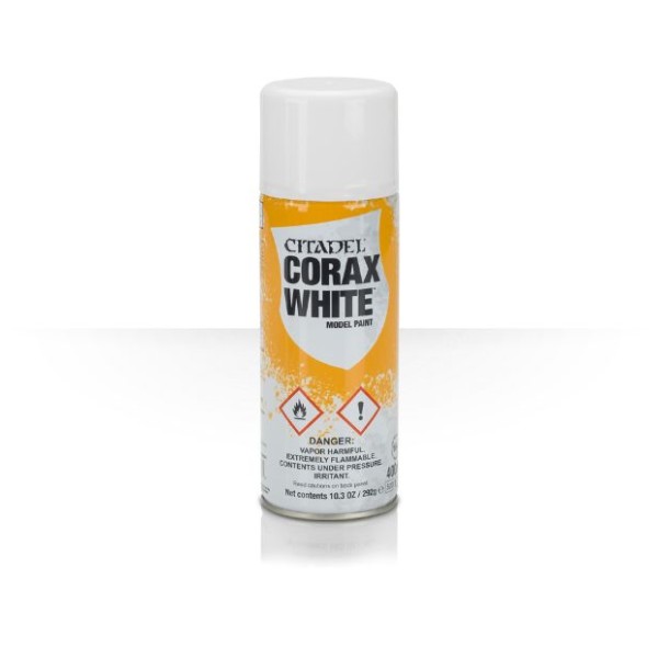 Games Workshop - Spray - Corax White - (In Store only - No Shipping)