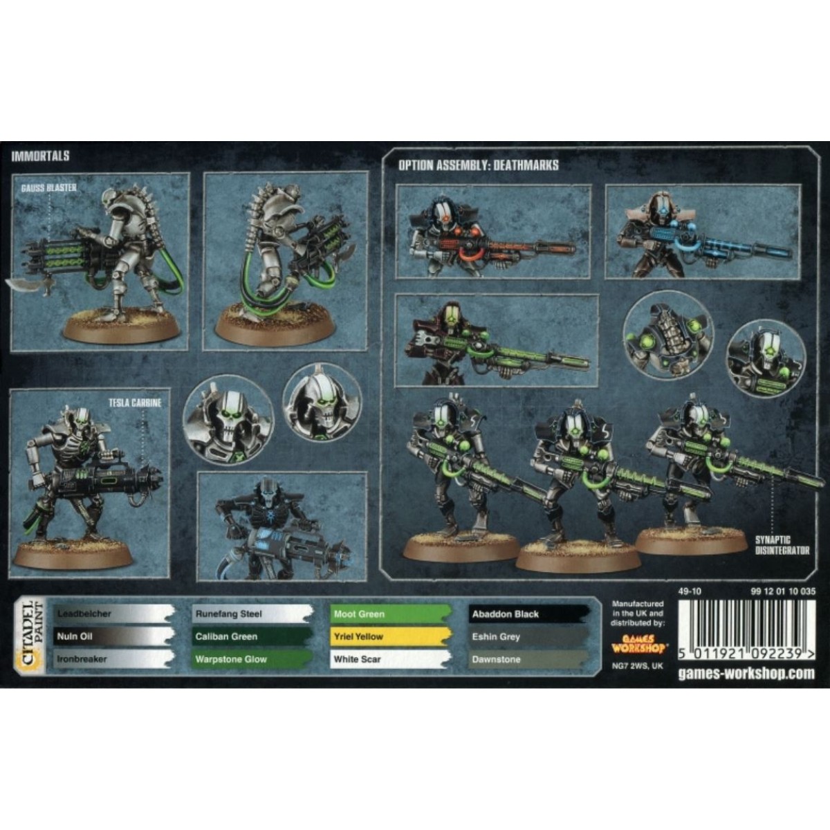 Warhammer 40k Necrons Necron Immortals / Deathmarks (49-10) - Ceny I ...