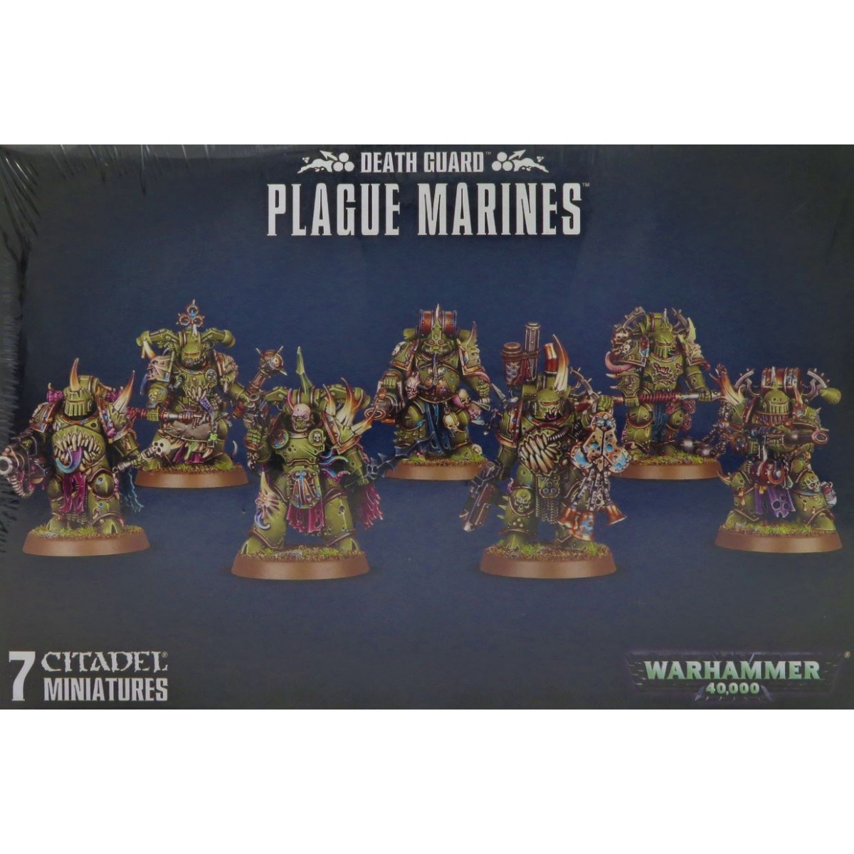 Miniature Plague Marines Games Workshop Marines Della Peste Games Workshop - Set 7 Miniature Per Warhammer 40.000 Warhammer Underworlds - Foto 11
