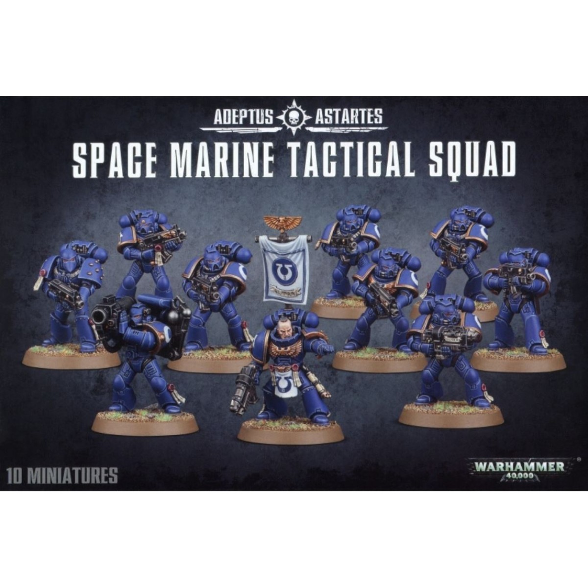 Space Marine Tactical Squad SERGEANT FRONT TORSO Adeptus Astartes 40K 