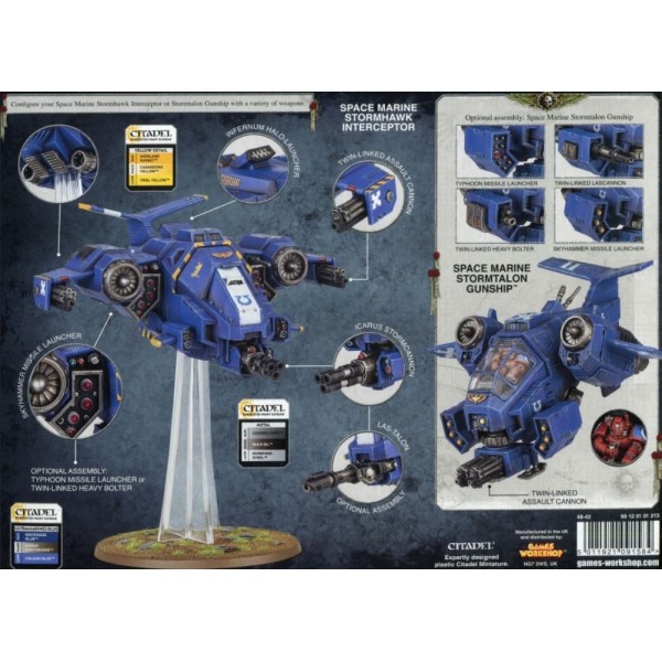 Warhammer 40k - Space Marine - Stormhawk Interceptor / Stormtalon Gunship