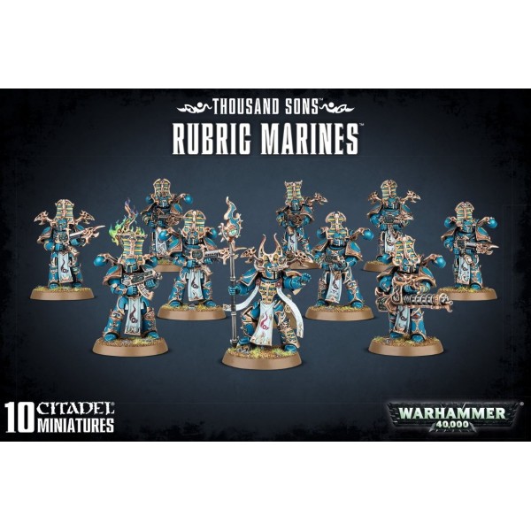 Warhammer 40K - Thousand Sons - Rubric Marines