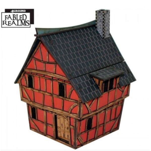4Ground Pre-Painted Terrain - Fabled realms - Mordanburg Highstreet House - 2
