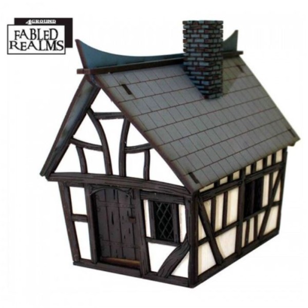 4Ground Pre-Painted Terrain - Fabled realms - Mordanburg Backstreet Dwelling - 2