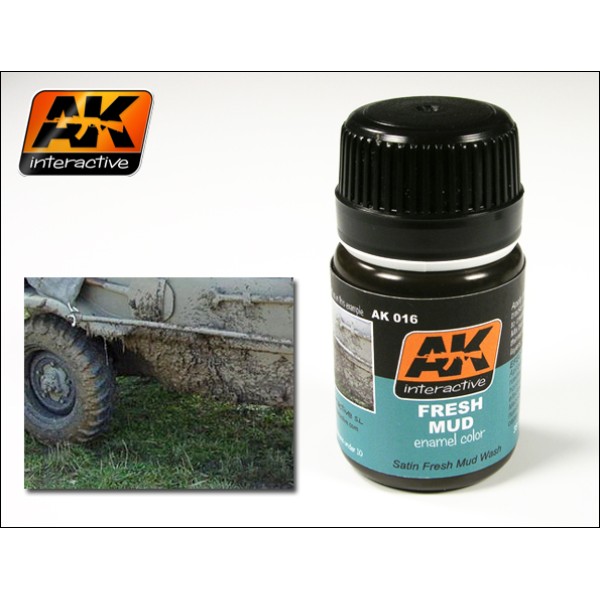 AK Interactive - Washes & Auxiliaries: Fresh Mud