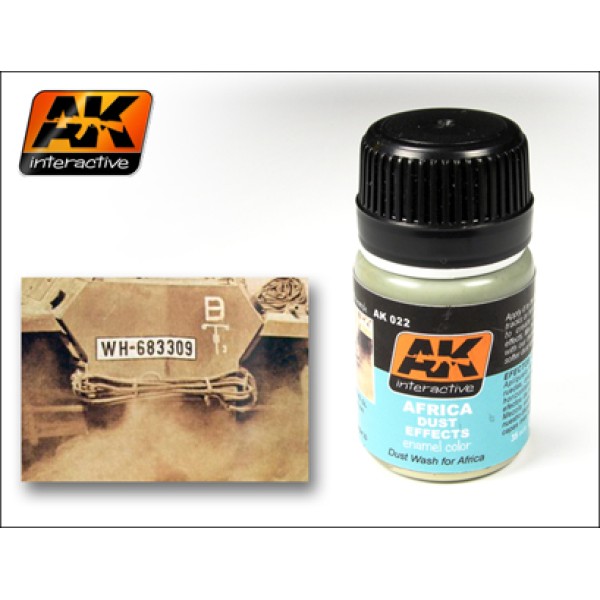 AK Interactive - Washes & Auxiliaries: Africa Dust Effects