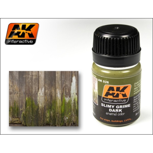 AK Interactive - Washes & Auxiliaries: Slimy Grime Dark