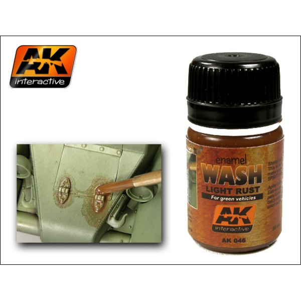 AK Interactive - Washes & Auxiliaries: Light Rust Wash