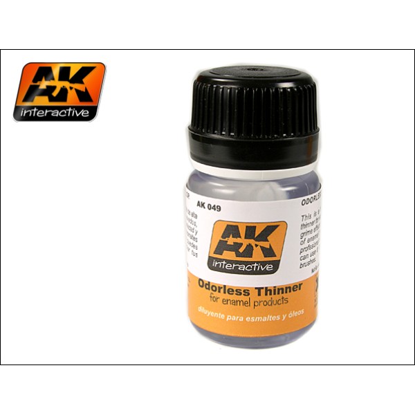 AK Interactive - Washes & Auxiliaries: Odourless Thinner (Turpentine) 35ml