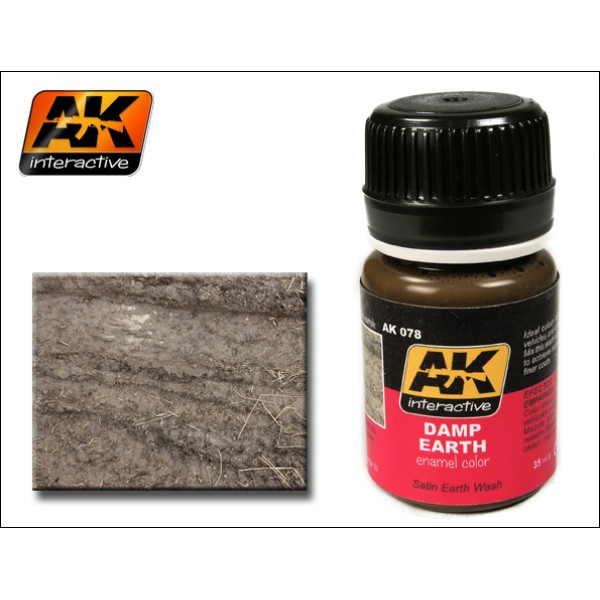 AK Interactive - Washes & Auxiliaries: Damp Earth