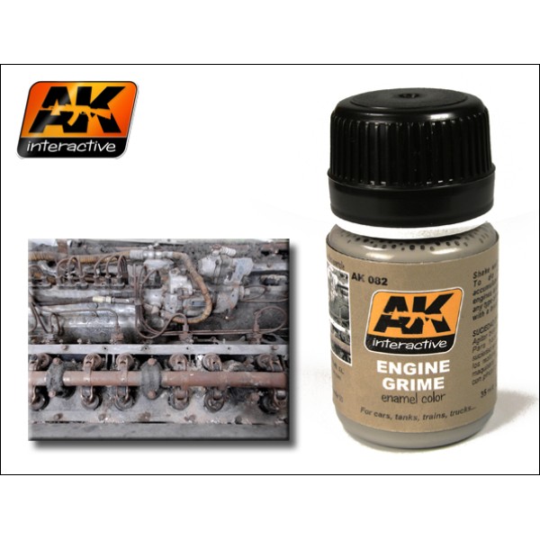 AK Interactive - Washes & Auxiliaries: Engine Grime