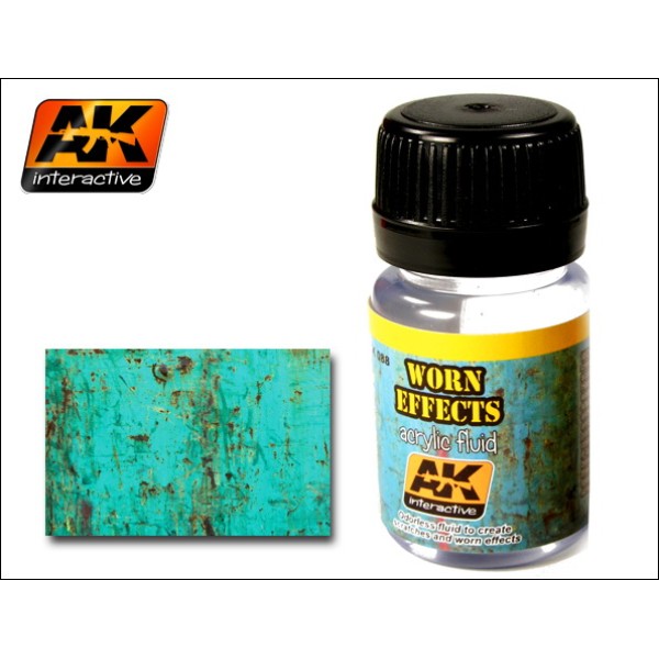 AK Interactive - Washes & Auxiliaries: Worn Effects Acrylic Fluid