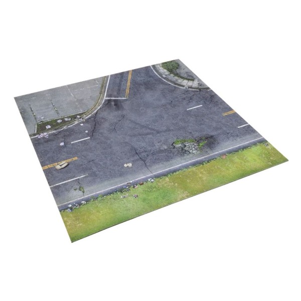 The Walking Dead - All Out War - Deluxe Gaming Mat 2 - Atlanta Suburbs