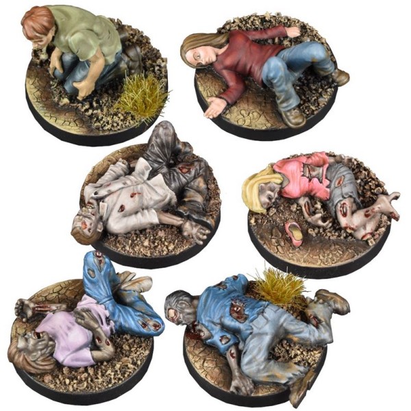 The Walking Dead - All Out War - Prone Figures Booster