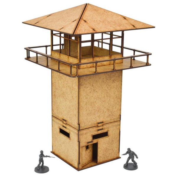 The Walking Dead - All Out War - Prison Tower - MDF Scenery Set