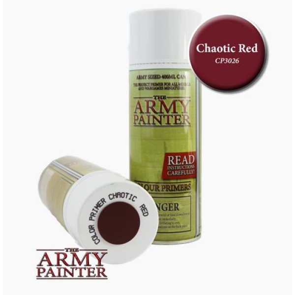 The Army Painter - Colour Primer: Chaotic Red (In Store Only)