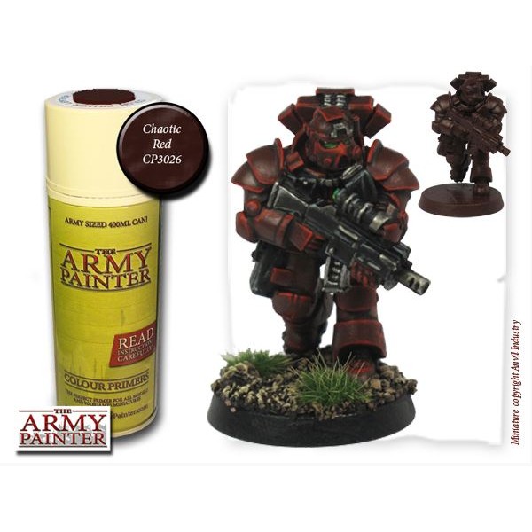 The Army Painter - Colour Primer: Chaotic Red (In Store Only)