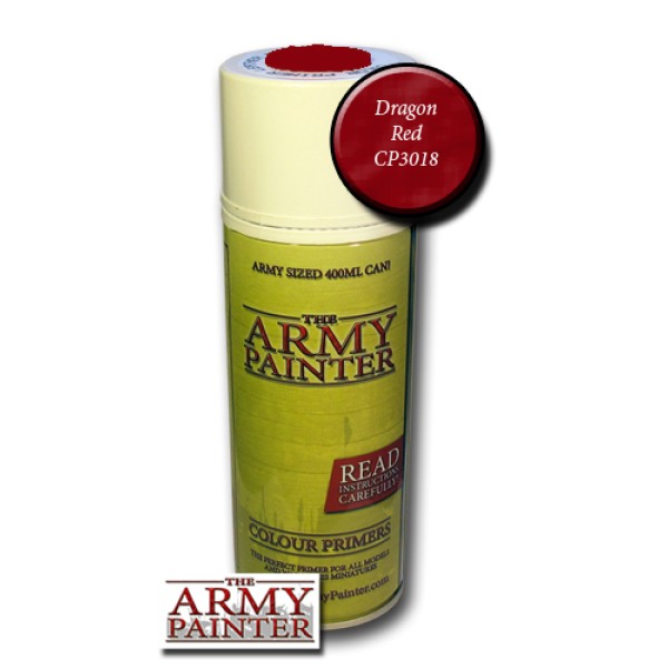 The Army Painter - Colour Primer: Dragon Red (In Store Only)