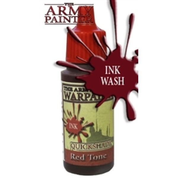 Clearance - The Army Painter - Warpaints - Quickshade Washes - Red Tone