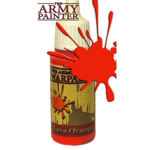 Clearance - The Army Painter - Warpaints - Lava Orange