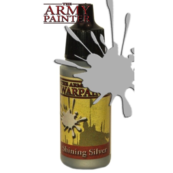 Clearance - The Army Painter - Warpaints - Metallics - Shining Silver