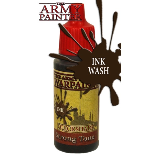 Clearance - The Army Painter - Warpaints - Quickshade Washes - Strong Tone