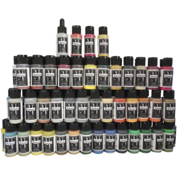 Badger Minitaire Airbrush Paint Set - Complete Set