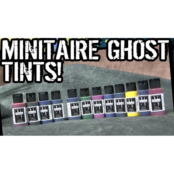 Badger Minitaire Airbrush Paint Set - Ghost Tints
