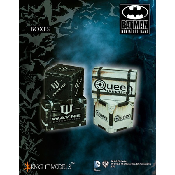 Batman Miniatures Game - Scenery - Boxes